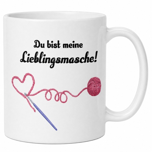 Tasse »Du bist meine Lieblingsmasche!«