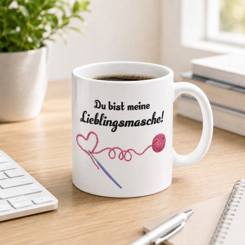 Tasse »Du bist meine Lieblingsmasche!«