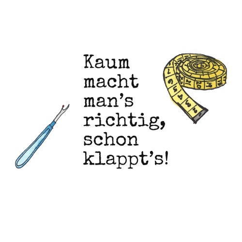 Tasse »Kaum macht mans richtig, schon klappts!«