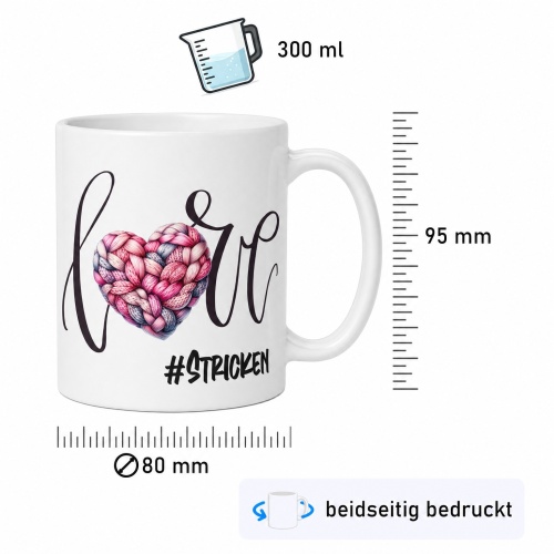 Tasse »love #stricken«