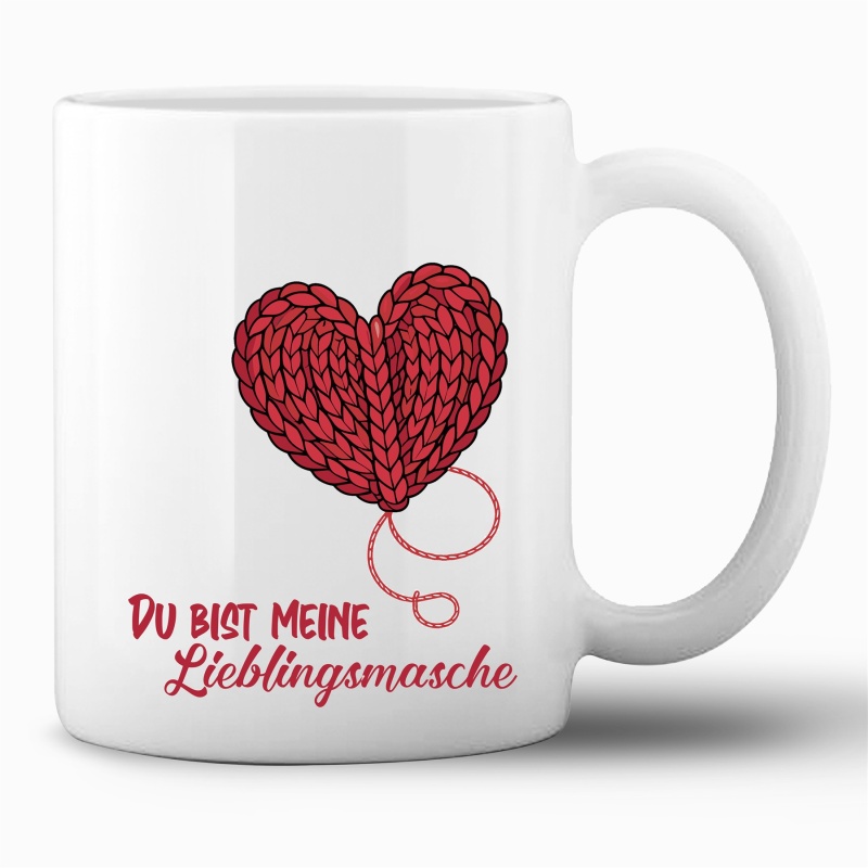 Tasse »Du bist meine Lieblingsmasche«