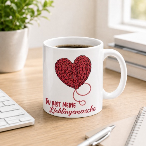 Tasse »Du bist meine Lieblingsmasche«