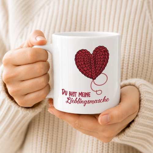 Tasse »Du bist meine Lieblingsmasche«