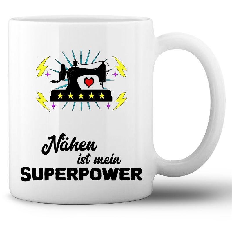 Tasse »Nähen ist mein Superpower«
