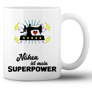 Tasse »Nähen ist mein Superpower«