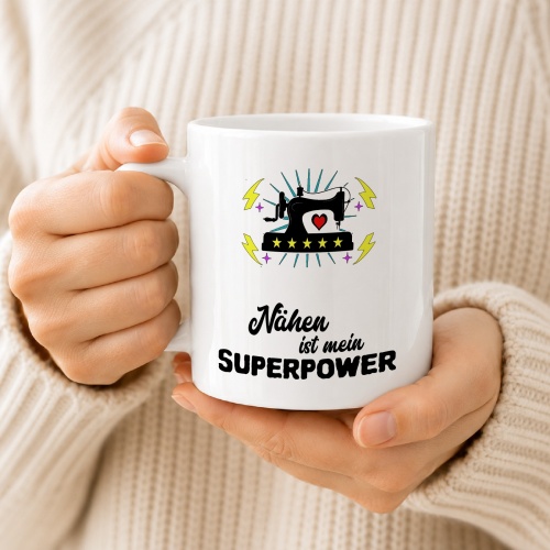 Tasse »Nähen ist mein Superpower«