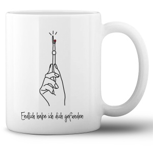 Tasse »Feine Stiche: Endlich habe ich doch...