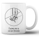Tasse »Manchmal nähe ich auch über Stecknadeln«