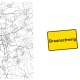 Tasse »Braunschweig Stadtplan & Ortsschild«