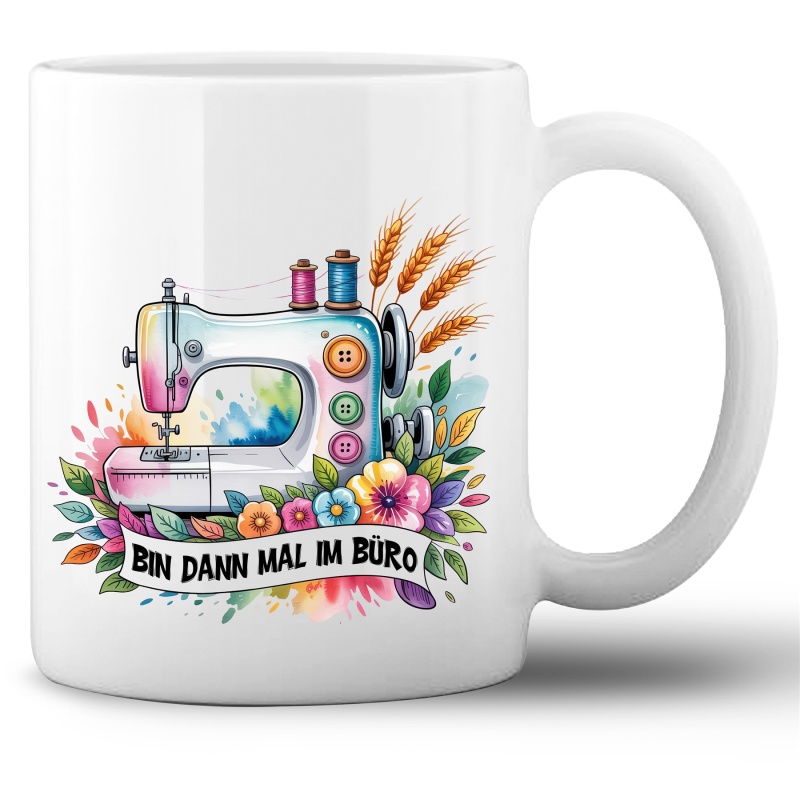 Tasse »Ich bin dann mal im Büro«