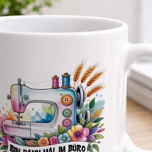 Tasse »Bin dann mal im Büro«