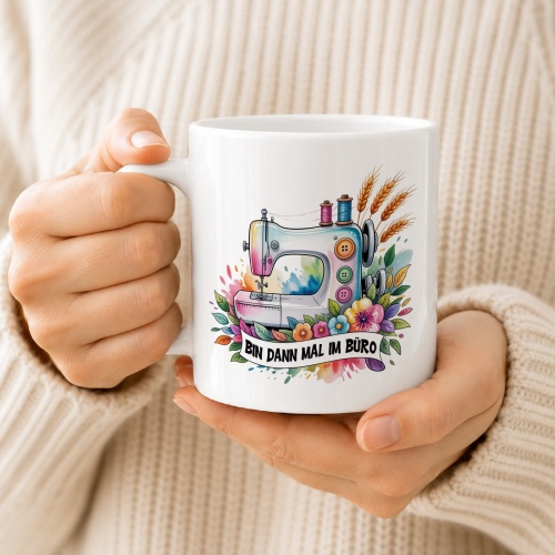 Tasse »Bin dann mal im Büro«