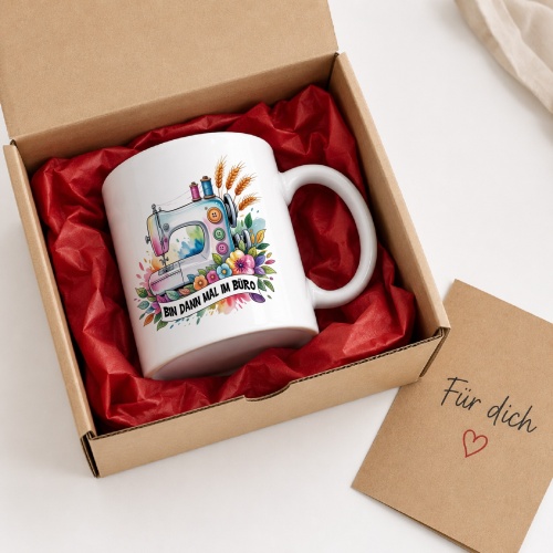 Tasse »Bin dann mal im Büro«