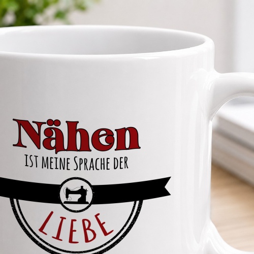 Tasse »Nähen ist meine Sprache der Liebe«