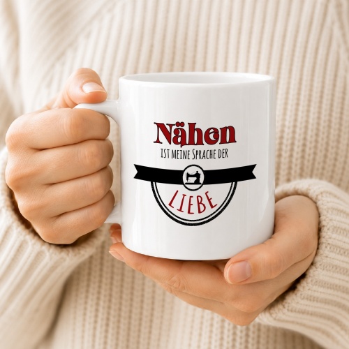 Tasse »Nähen ist meine Sprache der Liebe«
