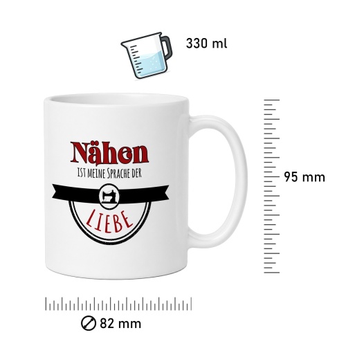 Tasse »Nähen ist meine Sprache der Liebe«