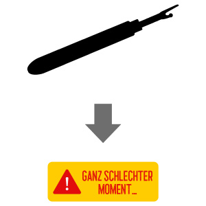 Tasse »Nahtauftrenner - ganz schlecht«