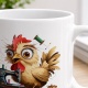 Tasse »Huhn & Nähmaschine«