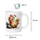 Tasse »Huhn & Nähmaschine«