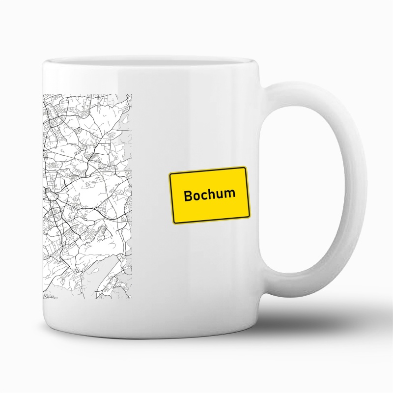 Tasse "Map Bochum"