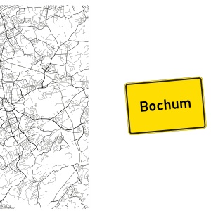 Tasse "Map Bochum"
