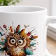 Tasse »Näh-Eule mit Garn & Federn«