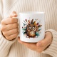 Tasse »Näh-Eule mit Garn & Federn«