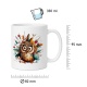 Tasse »Näh-Eule mit Garn & Federn«
