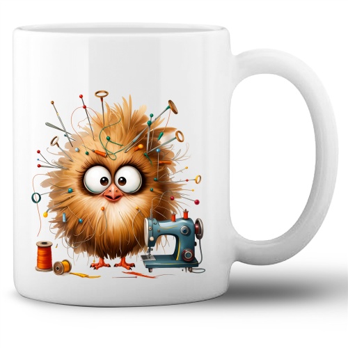 Tasse »Näh-Eule & Nähmaschine«