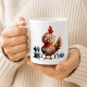 Tasse »Näh-Huhn mit Knöpfen & Nähmaschine«