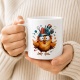 Tasse »Näh-Eule mit Nähzubehör-Motiv«