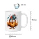 Tasse »Näh-Eule mit Nähzubehör-Motiv«