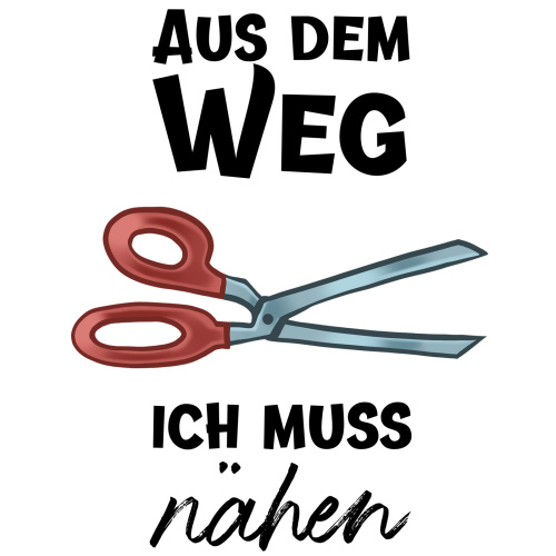 Tasse »Aus dem Weg, ich muss nähen«