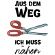 Tasse »Aus dem Weg ich muss nähen«