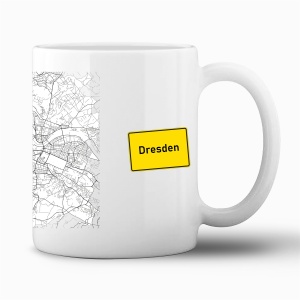 Tasse "Map Dresden"