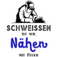 Tasse »Schweissen ist wie Nähen«