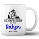 Tasse »Schweißen ist wie Nähen mit Feuer«