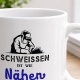Tasse »Schweißen ist wie Nähen mit Feuer«