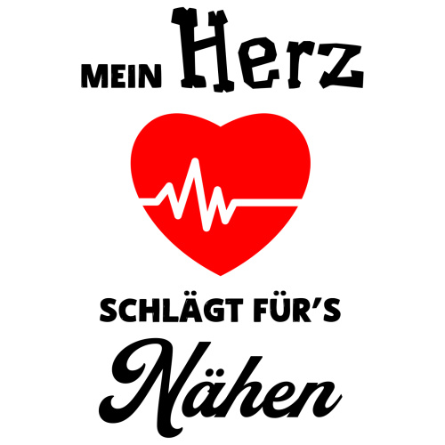 Tasse »Mein Herz schlägt fürs Nähen«