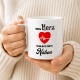 Tasse »Mein Herz schlägt fürs Nähen«