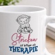 Tasse »Stricken ist billiger als Therapie«