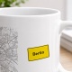 Tasse »Berlin Stadtplan & Ortsschild«