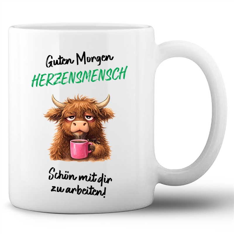 Tasse »Guten Morgen Herzensmensch«