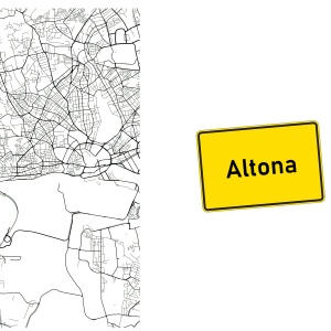 Tasse "Map Altona"