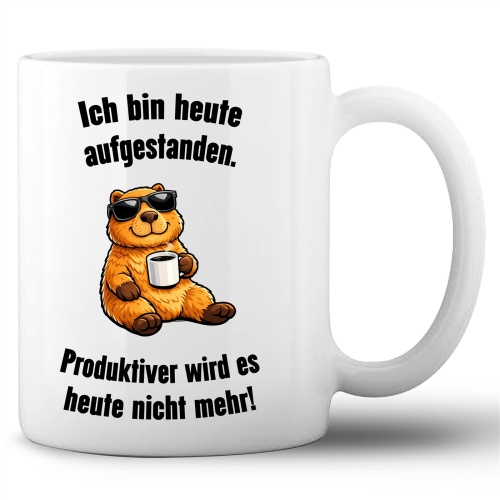 Tasse »Ich bin heute aufgestanden. Produktiver wird...