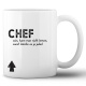 Tasse »Chef sein, kann man nicht lernen«