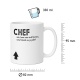 Tasse »Chef sein, kann man nicht lernen«