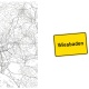 Tasse »Wiesbaden Stadtplan & Ortsschild«