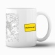 Tasse »Hannover Stadtplan & Ortsschild«