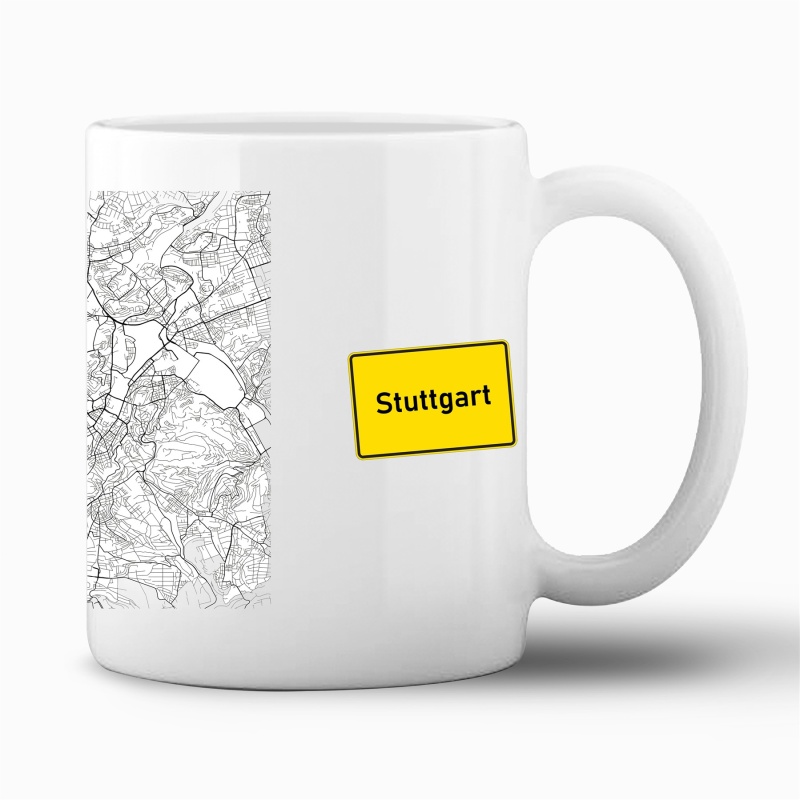 Tasse "Map Stuttgart"
